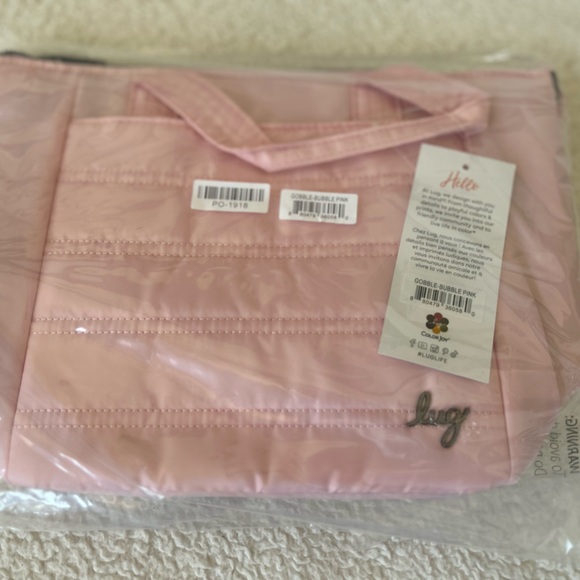 NWT !! Lug Gobble Insulated Tote Bubble Pink - Picture 9 of 9